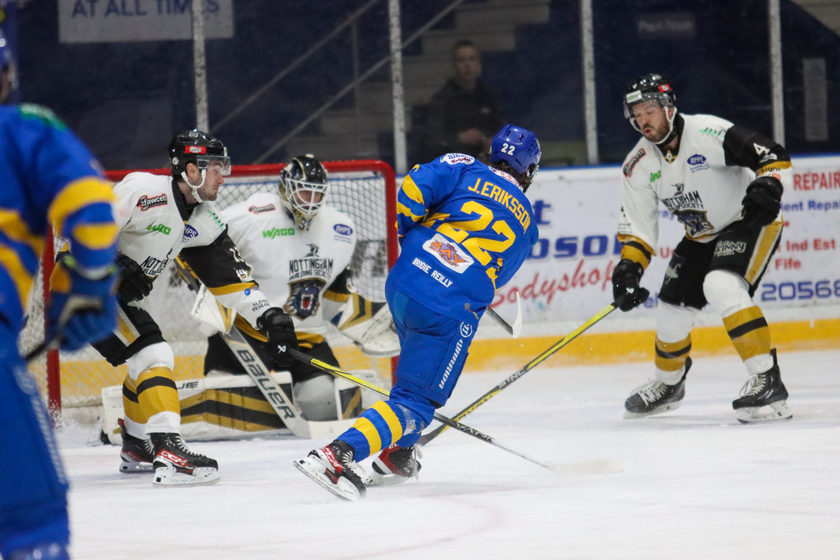 PANTHERS BEAT FIFE FOR HUGE WIN IN PLAYOFF CHASE Nottingham Panthers